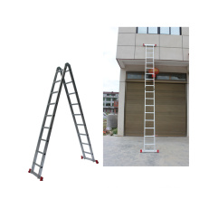 Hot sale 5 steps folding portable herringbone ladder aluminum with EN131